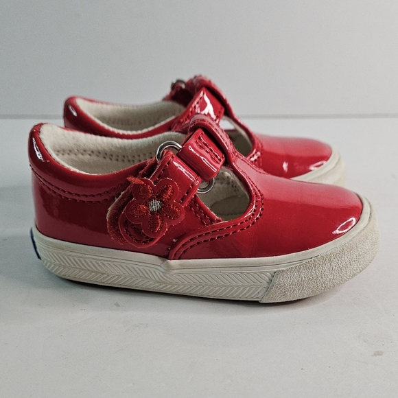 Keds little kids size 4 red shoes - Picture 1 of 8